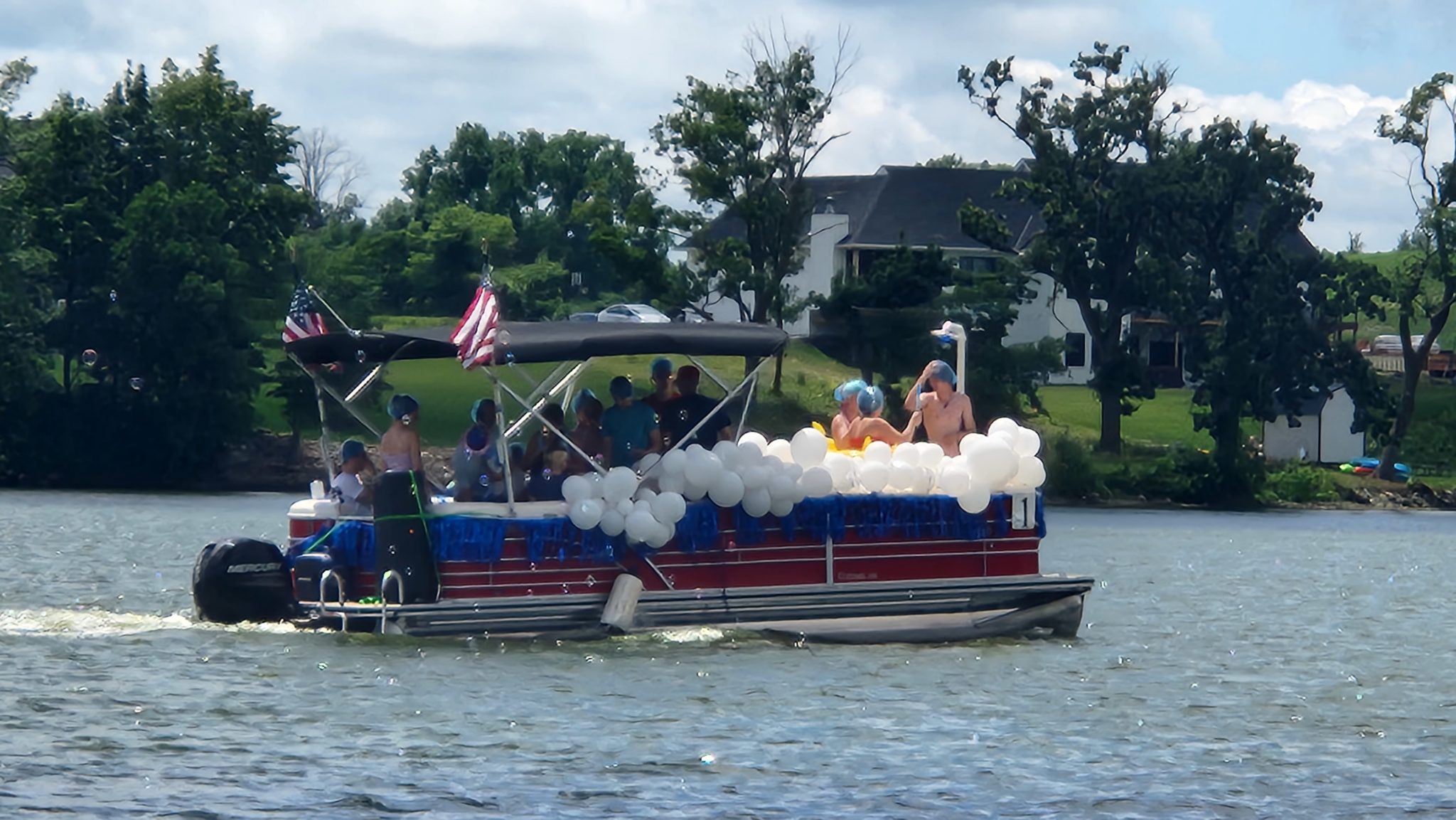 Photo of one of the floats from the 2022 Boat Parade