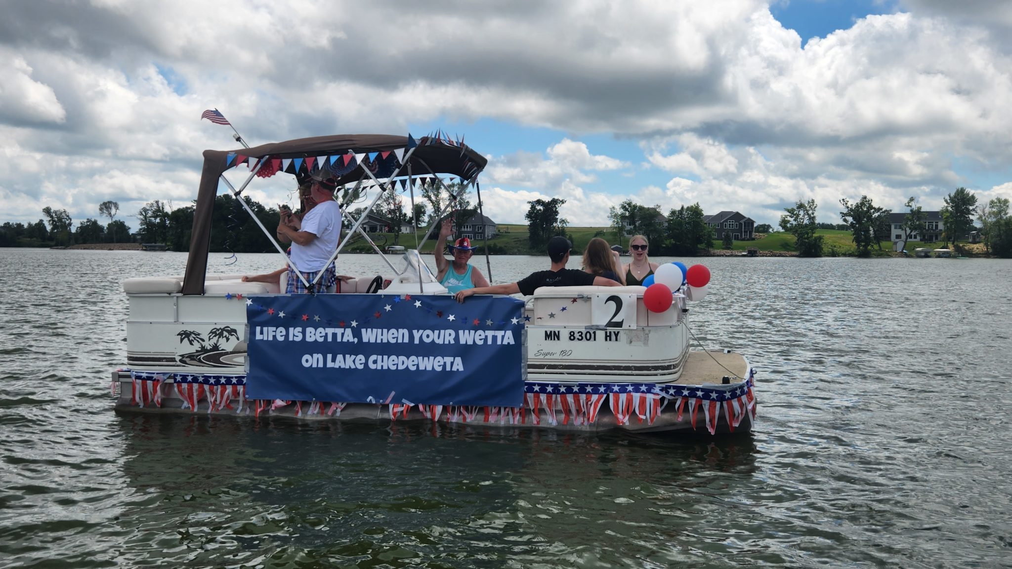 Photo of one of the floats from the 2022 Boat Parade