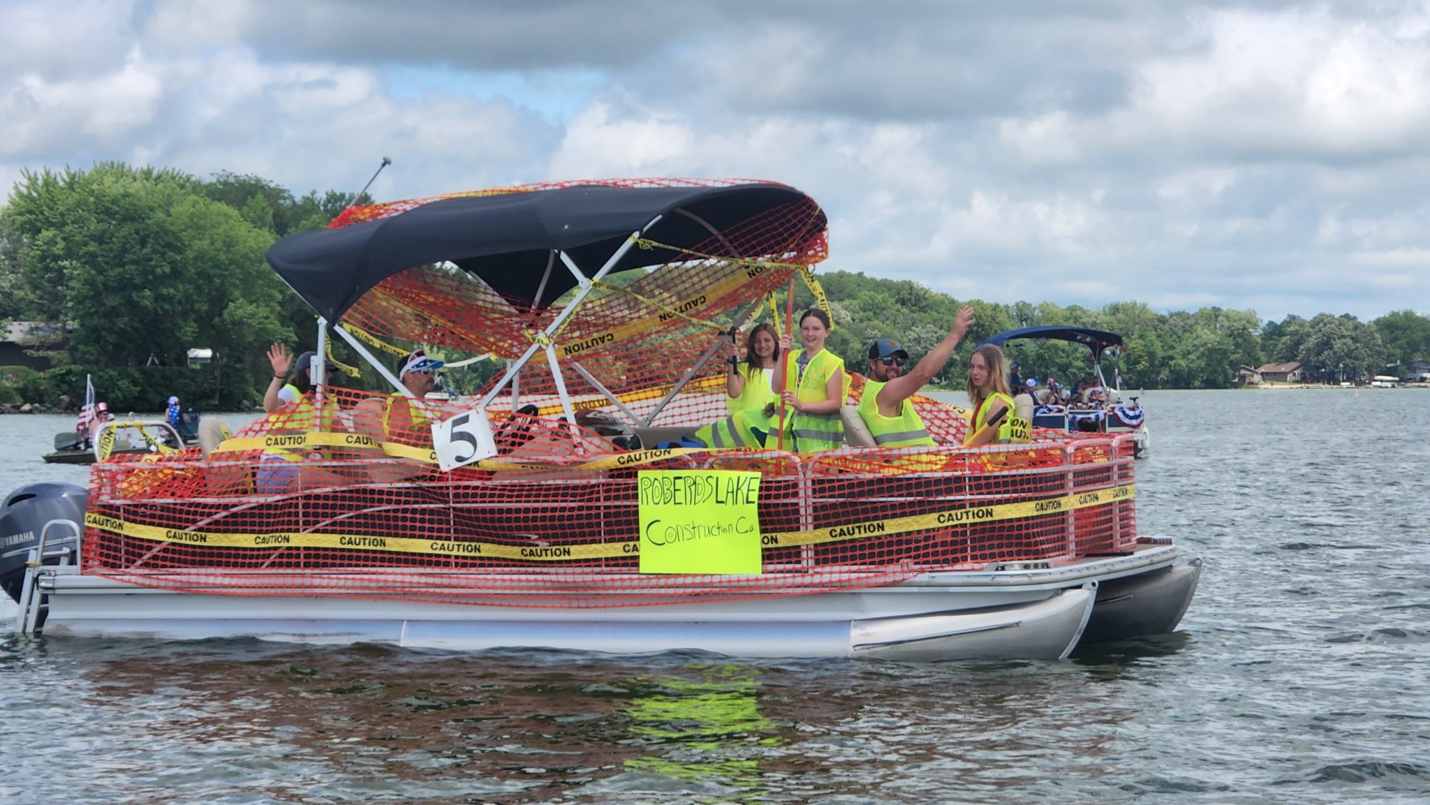 Photo of one of the floats from the 2022 Boat Parade