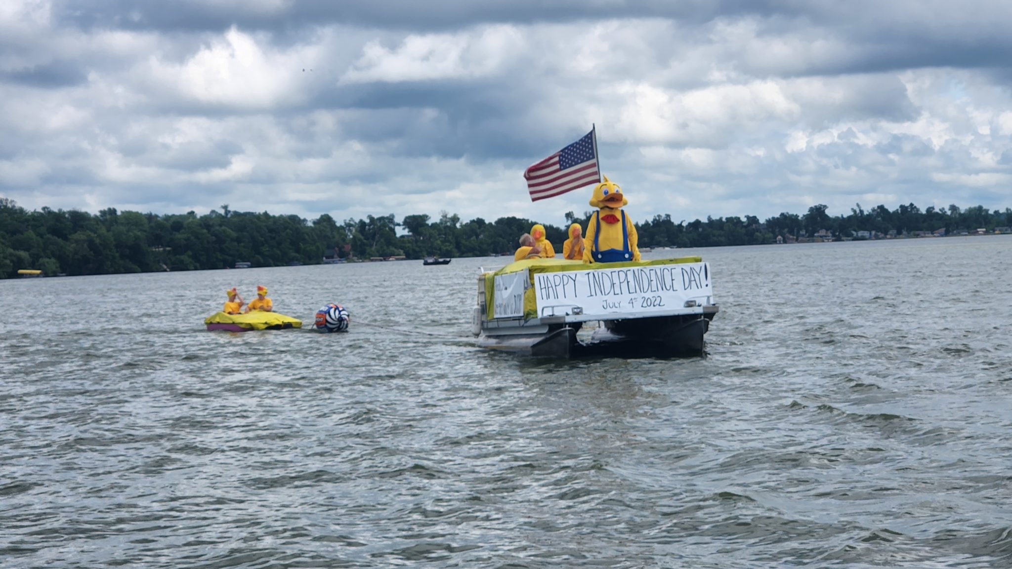 Photo of one of the floats from the 2022 Boat Parade