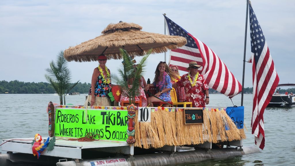 Floating Tiki Bar